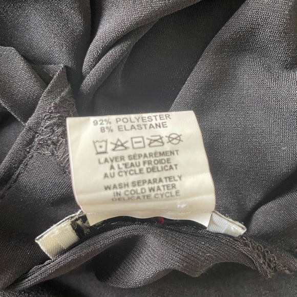 👑 Beautiful black dress 1920’s style with layered skirt size S - Picture 7 of 7